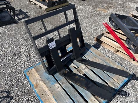 skid steer pallet fork tines|wolverine mini skid steer attachments.